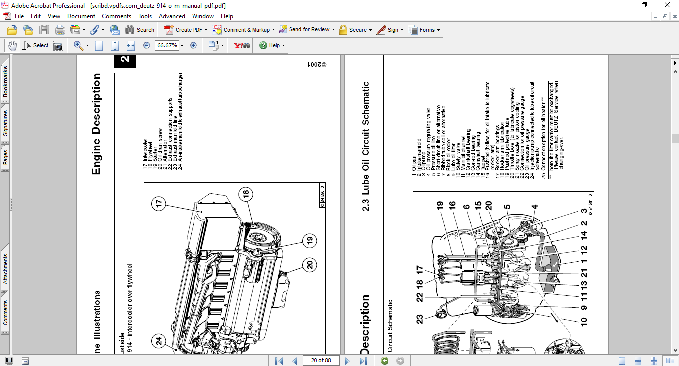 Deutz 914 Engine User guide and maintenance Manual 3 Deutz 914 Engine User guide and maintenance Manual - Image 3