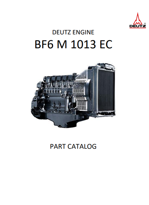 Deutz BF6M1013EC Engine Parts Catalog 2 Deutz BF6M1013EC Engine Parts Catalog - Image 2