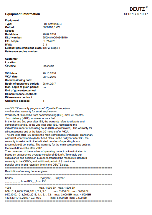 Deutz BF6M1013EC Engine Parts Catalog 3 Deutz BF6M1013EC Engine Parts Catalog - Image 3