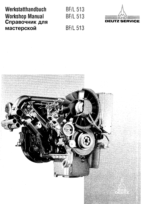 Deuts B/FL 513 Engine Workshop Repair Manual 2 Deuts B/FL 513 Engine Workshop Repair Manual - Image 2