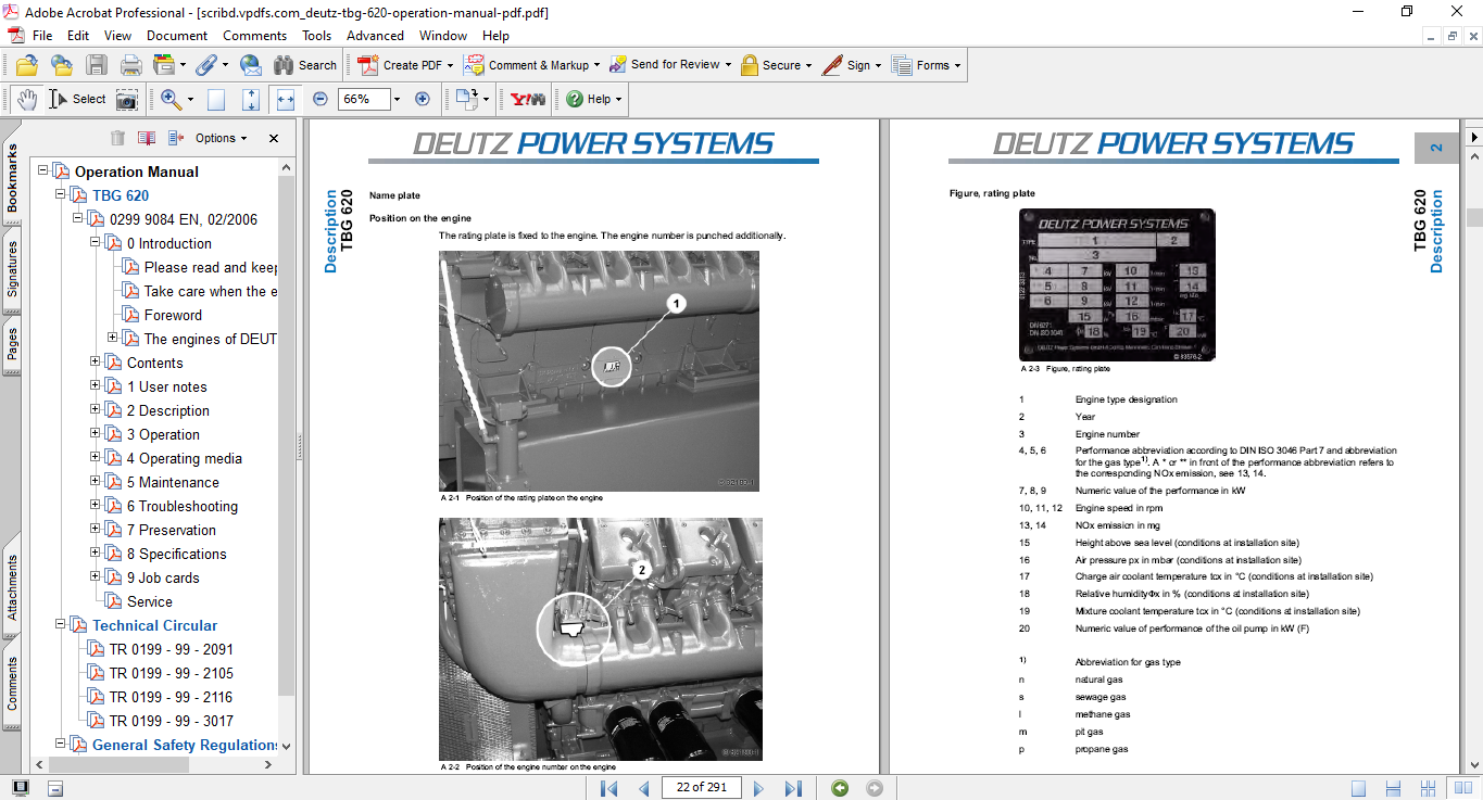 Deutz TBG 620 Engine Operation Manual 5 Deutz TBG 620 Engine Operation Manual - Image 5