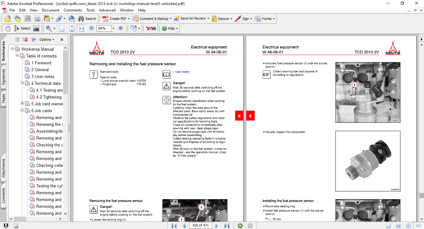 Deutz TCD 2013 2V Engine Workshop Repair Manual 4 Deutz TCD 2013 2V Engine Workshop Repair Manual - Image 4