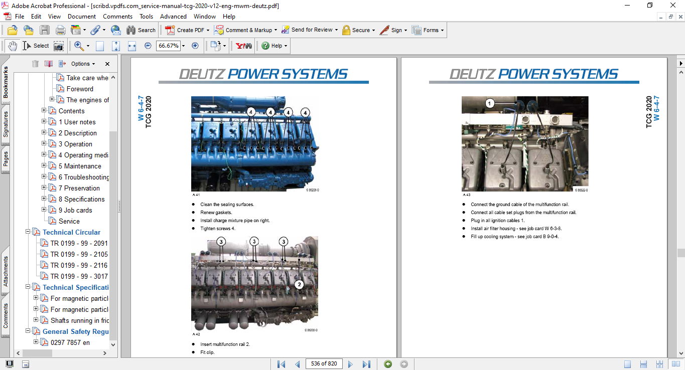 Deutz TCG 2020 v12 Engine Workshop Repair Manual 4 Deutz TCG 2020 v12 Engine Workshop Repair Manual - Image 4