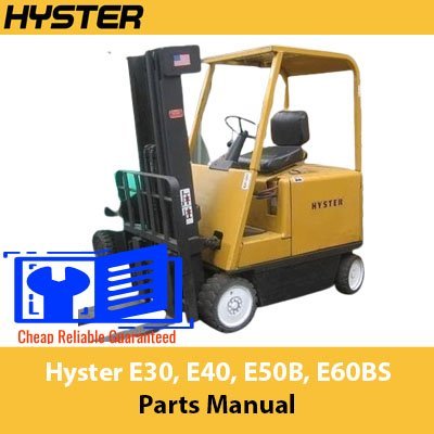 Hyster E30 - parts manual