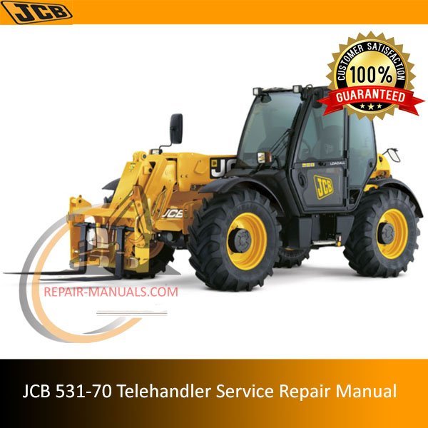 Service repair manual for JCB 531-70 Telehandler