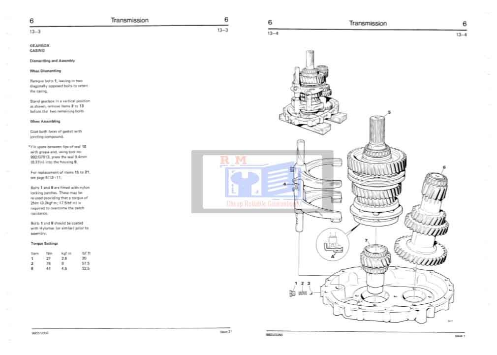 JCB 520 TO 540 Loadall Range Service Repair Manual 3 JCB 520 TO 540 Loadall Range Service Repair Manual - Image 3