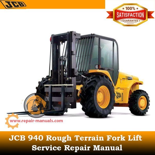 Service repair manual for JCB 940 forklift