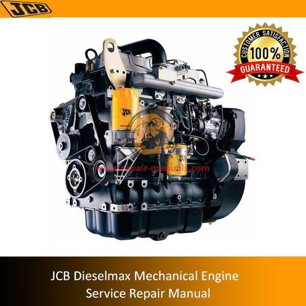 JCB Dieselmax Mechanical Engine Service Repair Manual cover showcasing essential repair and maintenance information