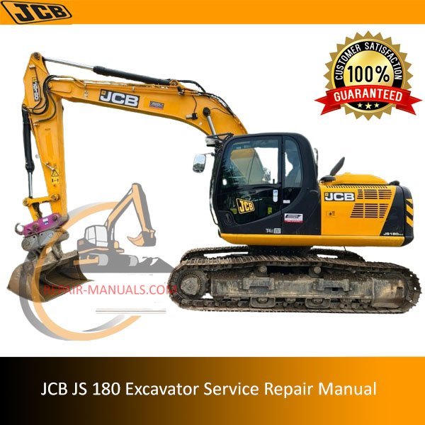 Comprehensive service manual for JCB JS 180 excavator