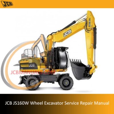 Comprehensive service manual for JCB JS160W Wheel Excavator, covering repair and maintenance guidelines