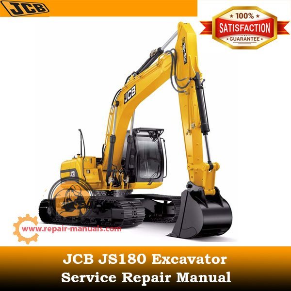 Service repair manual for JCB JS180 excavator