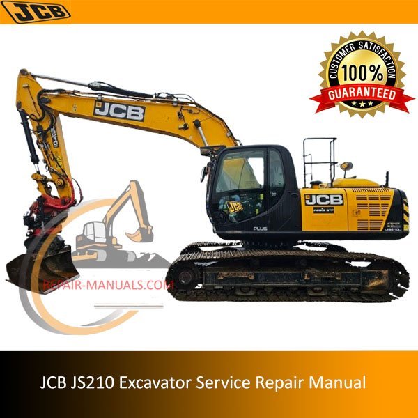 Service repair manual for JCB JS210 excavator