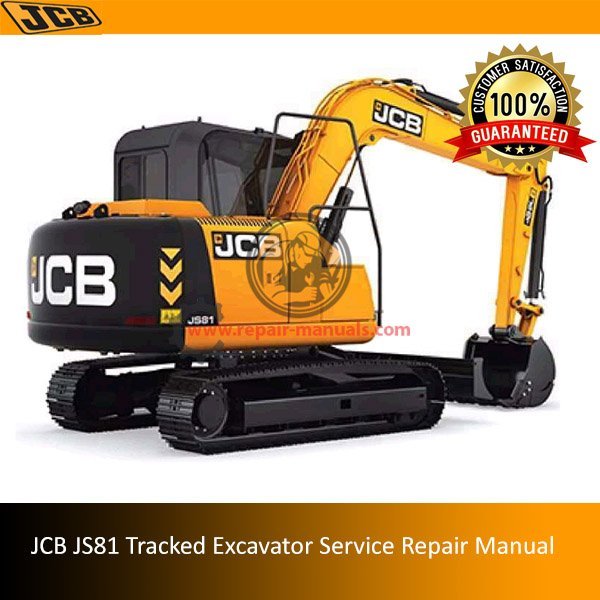 Service repair manual for JCB JS81 tracked excavator