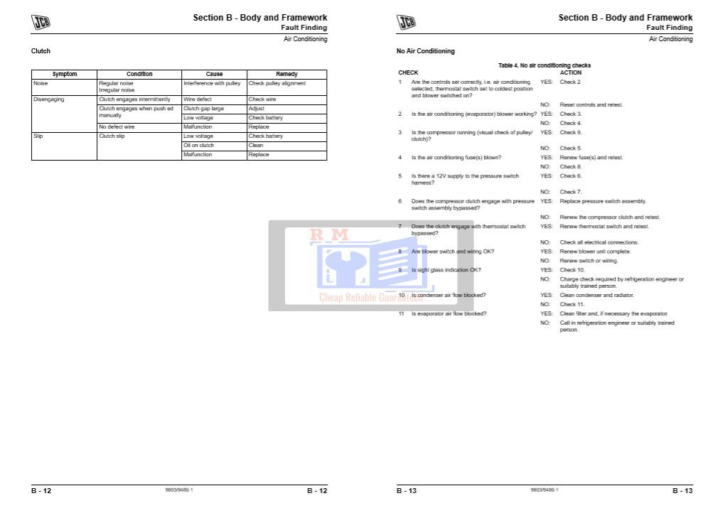 JCB Tractor 354 and 360 Service Repair Manual 5 jcb tractor service manual