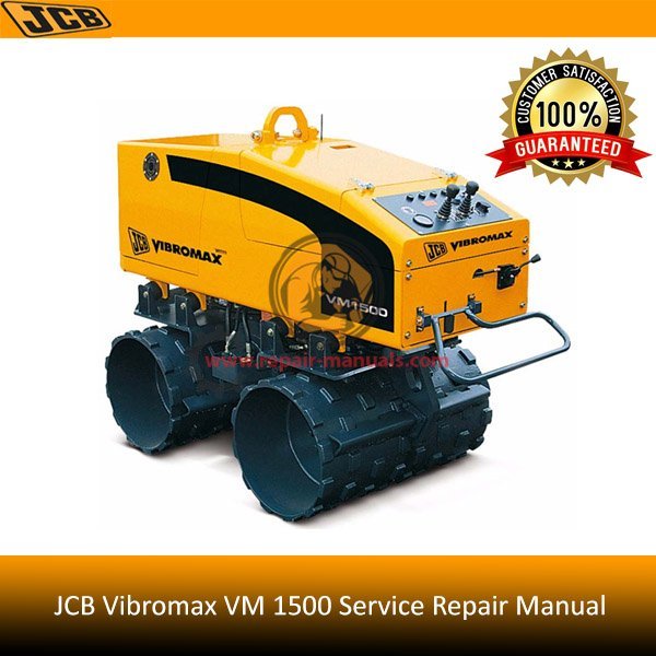 Comprehensive service manual for JCB Vibromax VM 1500