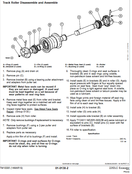 John Deere 225DLC Excavator Repair Technical Manual 6 John Deere 225DLC Excavator Repair Technical Manual - Image 6
