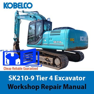 Kobelco SK210-9 Tier 4 Excavator Workshop Repair Manual