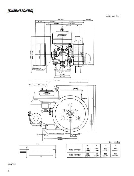 Kubota KND2800 , KND3200 Diesel Engine Workshop Manual 3 Kubota KND2800 , KND3200 Diesel Engine Workshop Manual - Image 3