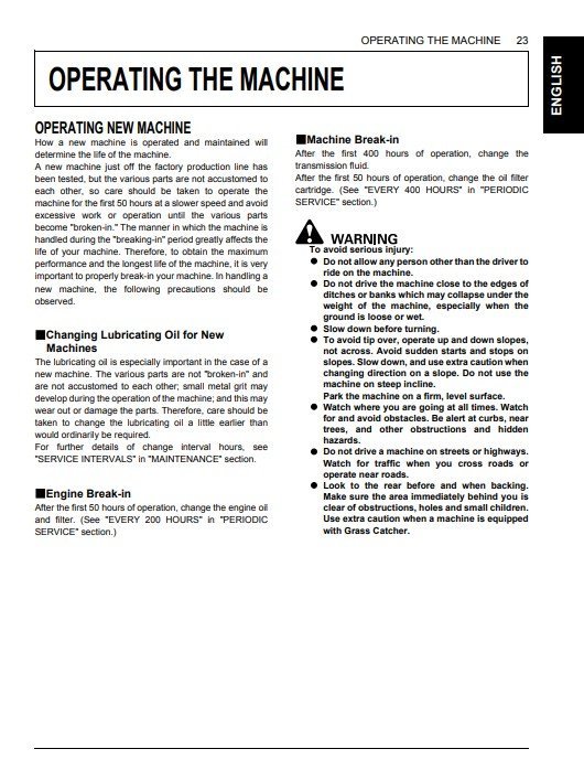 Kubota F2690E, F2690, F3990 Front Mower Operators Manual 3 Kubota F2690E, F2690, F3990 Front Mower Operators Manual - Image 3