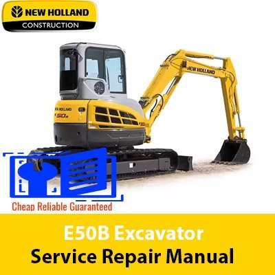 Cart 4 New Holland E50B Excavator Service Repair Manual