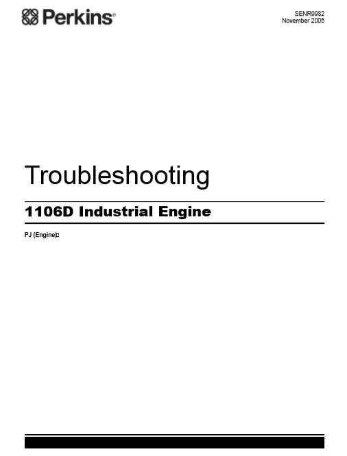 Perkins 1106D Industrial Engine Troubleshooting Manual 2 perkins 1106d service manual