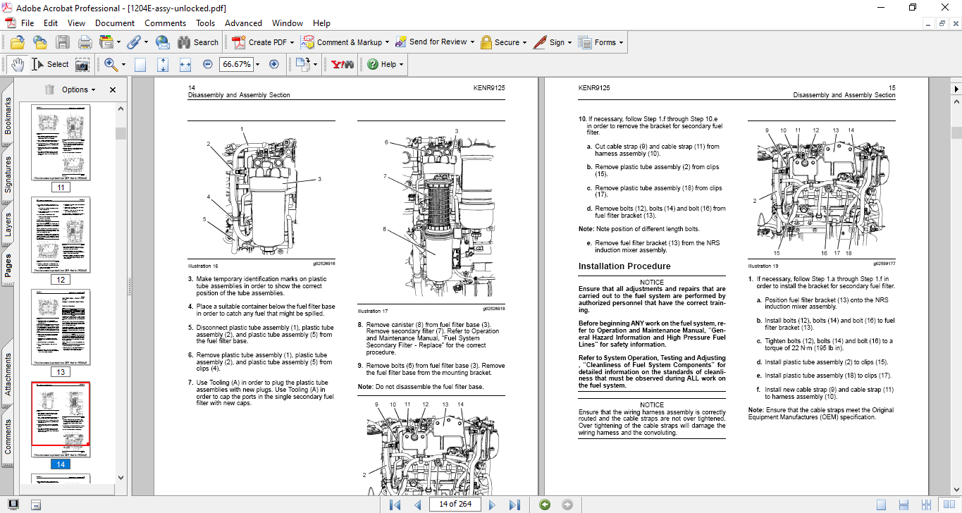 Perkins 1204E-E44TA , 1204E-E44TTA Disassembly & Assembly Manual 3 Perkins 1204E-E44TA , 1204E-E44TTA Disassembly & Assembly Manual - Image 3
