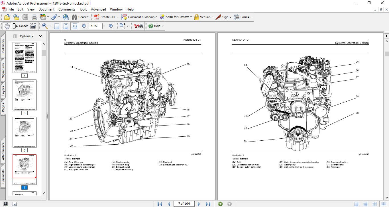Perkins 1204E-E44TA , 1204E-E44TTA Systems Operation Testing & Adjusting Manual 3 Perkins 1204E-E44TA , 1204E-E44TTA Systems Operation Testing & Adjusting Manual - Image 3