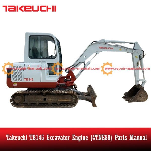 Comprehensive parts manual for Takeuchi TB145 Excavator