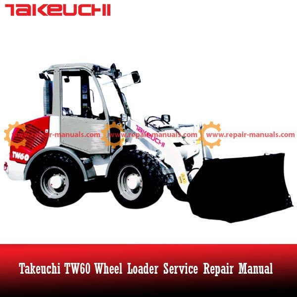 Service manual cover for Takeuchi TW60 Wheel Loader