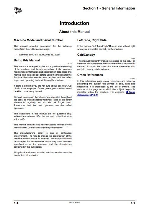 JCB Workmax 800D Service Repair Manual 3 JCB Workmax 800D Service Repair Manual - Image 3