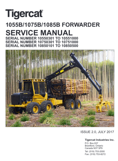 Tigercat 1055B Forwarder Service Repair Manual - Image 2