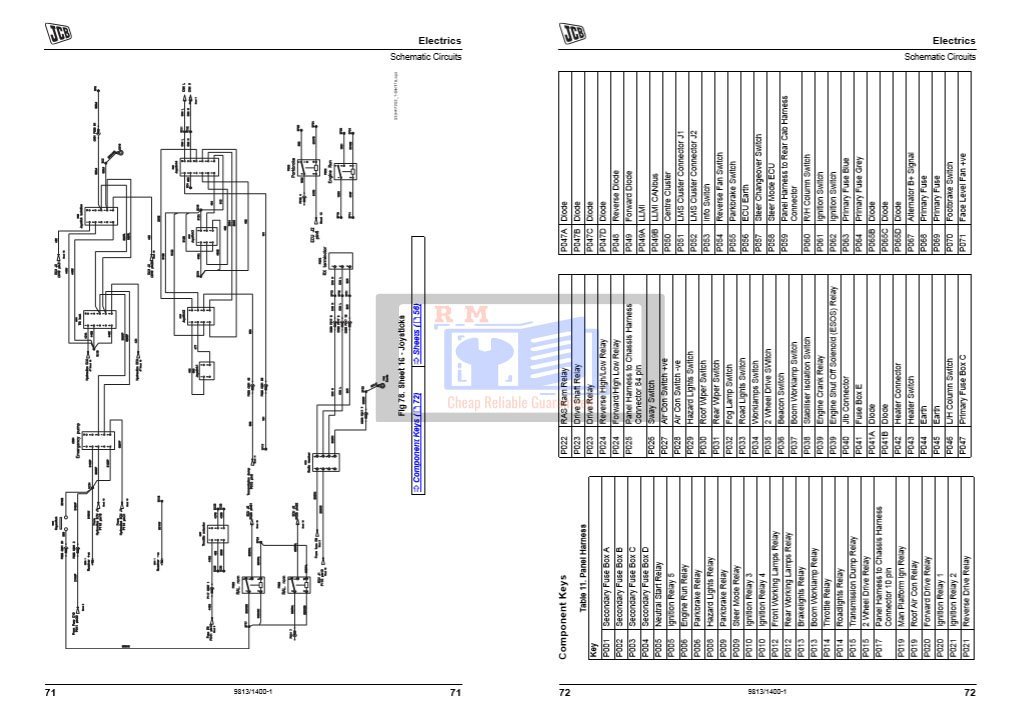 JCB 535-125 HiViz and 535-140 HiViz Service Repair Manual 4 JCB 535-125 HiViz and 535-140 HiViz Service Repair Manual - Image 4