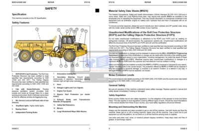 Hitachi AH250D , AH300D Articulated Dump Workshop Manual - Image 3
