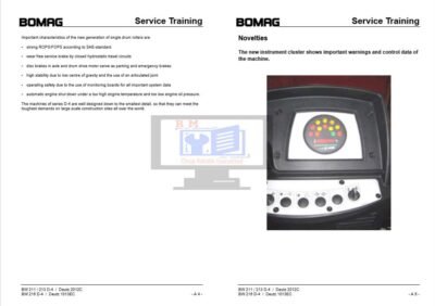 Bomag BW211 BW213D-4 BW216D-4 Service Training - Image 5