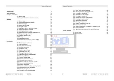 Bomag BW125AD to BW138AD Operation and Maintenance Manual - Image 3