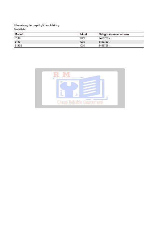 CESAB Forklift P113 S110 S110S Workshop Service Manual 3 CESAB Forklift P113 S110 S110S Workshop Service Manual - Image 3