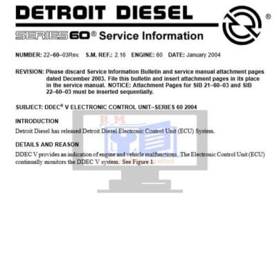 Detroit Diesel series 60 Full Set of Manuals Collection - Image 4