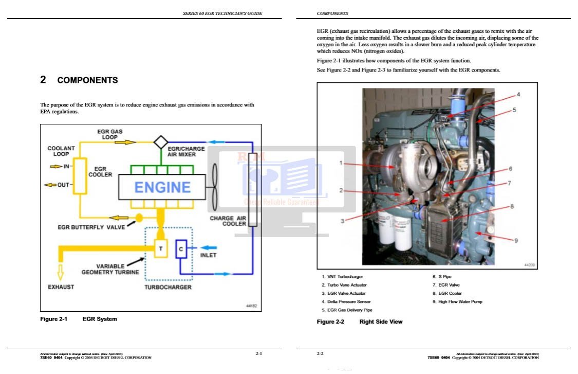 Detroit Diesel series 60 EGR Technician Manual 7 Detroit Diesel series 60 EGR Technician Manual - Image 7