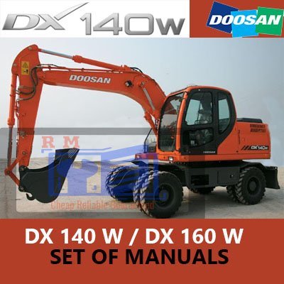 Cart 9 Doosan DX140W, DX160W Wheeled Excavator Manuals Collection