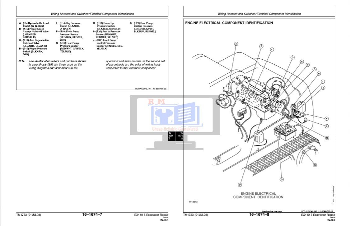 Hitachi EX110-5 Excavator Technical Repair Manual 3 Hitachi EX110-5 Excavator Technical Repair Manual - Image 3