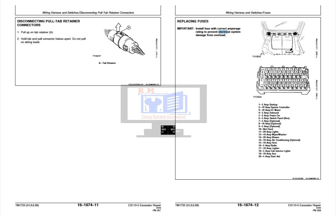 Hitachi EX110-5 Excavator Technical Repair Manual 5 Hitachi EX110-5 Excavator Technical Repair Manual - Image 5