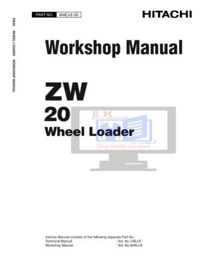 Hitachi ZW20 Wheel loader Workshop Manual - Image 2