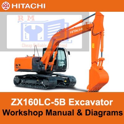 Hitachi ZX160LC-5B Workshop Manual and Diagrams