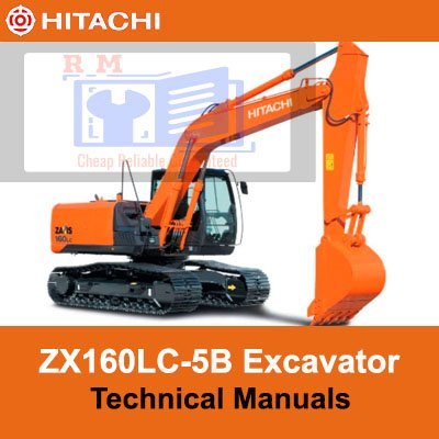 Hitachi ZX160LC-5B Technical Manuals