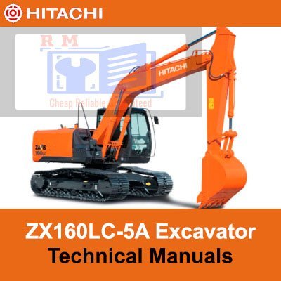 Hitachi ZX160LC-5A Technical Manuals