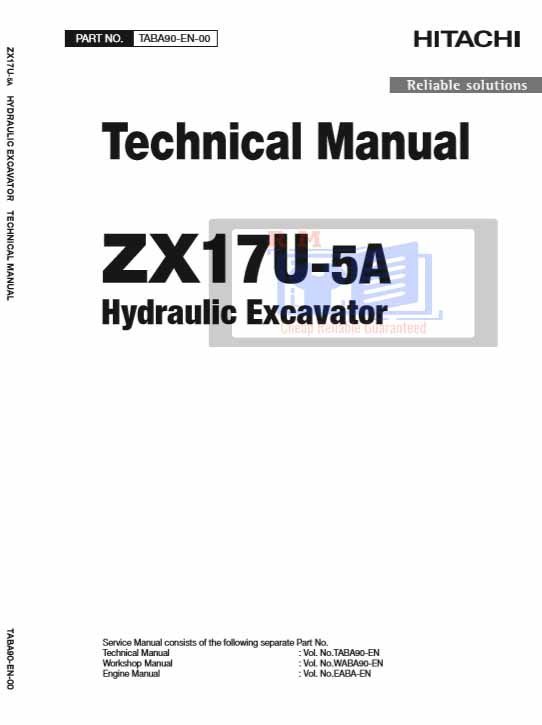 Hitachi ZX17U-5A Excavator Technical Manual 2 Hitachi ZX17U-5A Excavator Technical Manual - Image 2