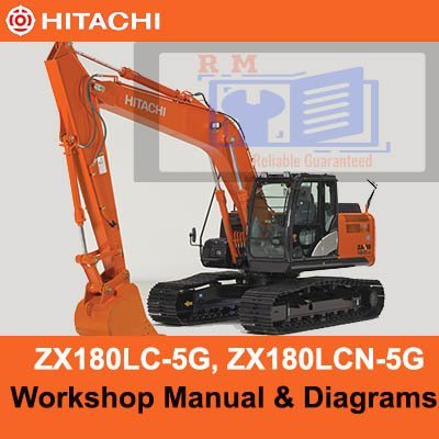 Hitachi ZX180LC-5G, ZX180LCN-5G Workshop Manual and Diagrams