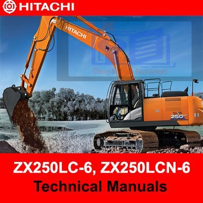 Hitachi ZX250LC-6, ZX250LCN-6 Technical Manuals