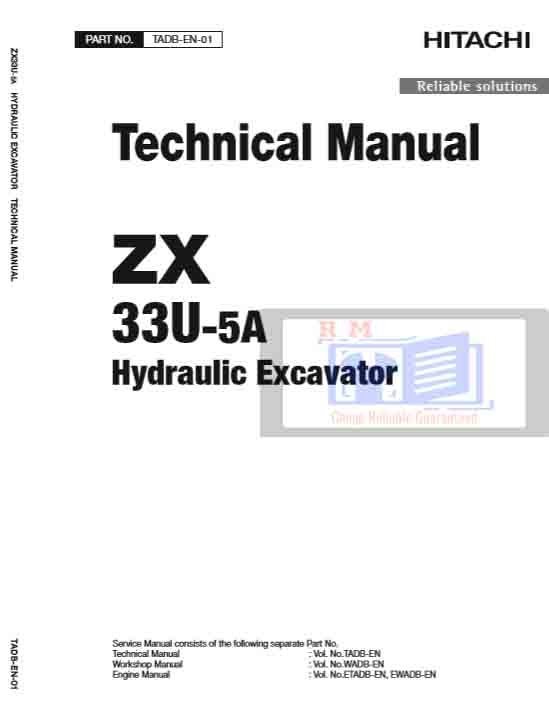 Hitachi ZX33U-5A Excavator Technical Manual 2 Hitachi ZX33U-5A Excavator Technical Manual - Image 2