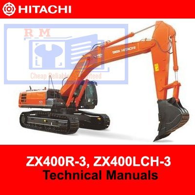 Hitachi ZX400R-3, ZX400LCH-3 Technical Manuals